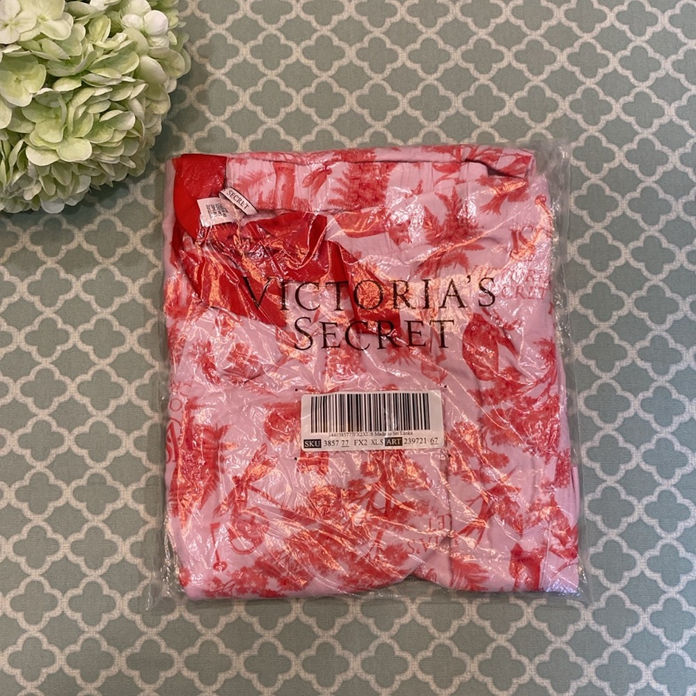 Victoria’s Secret Pink Toile Flannel PJ Pant XL Short NIP